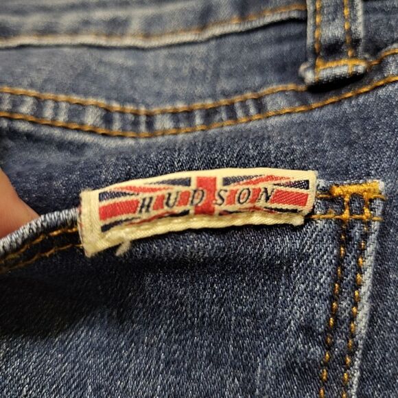 Hudson girls darkwash cropped jeans - Picture 6 of 7